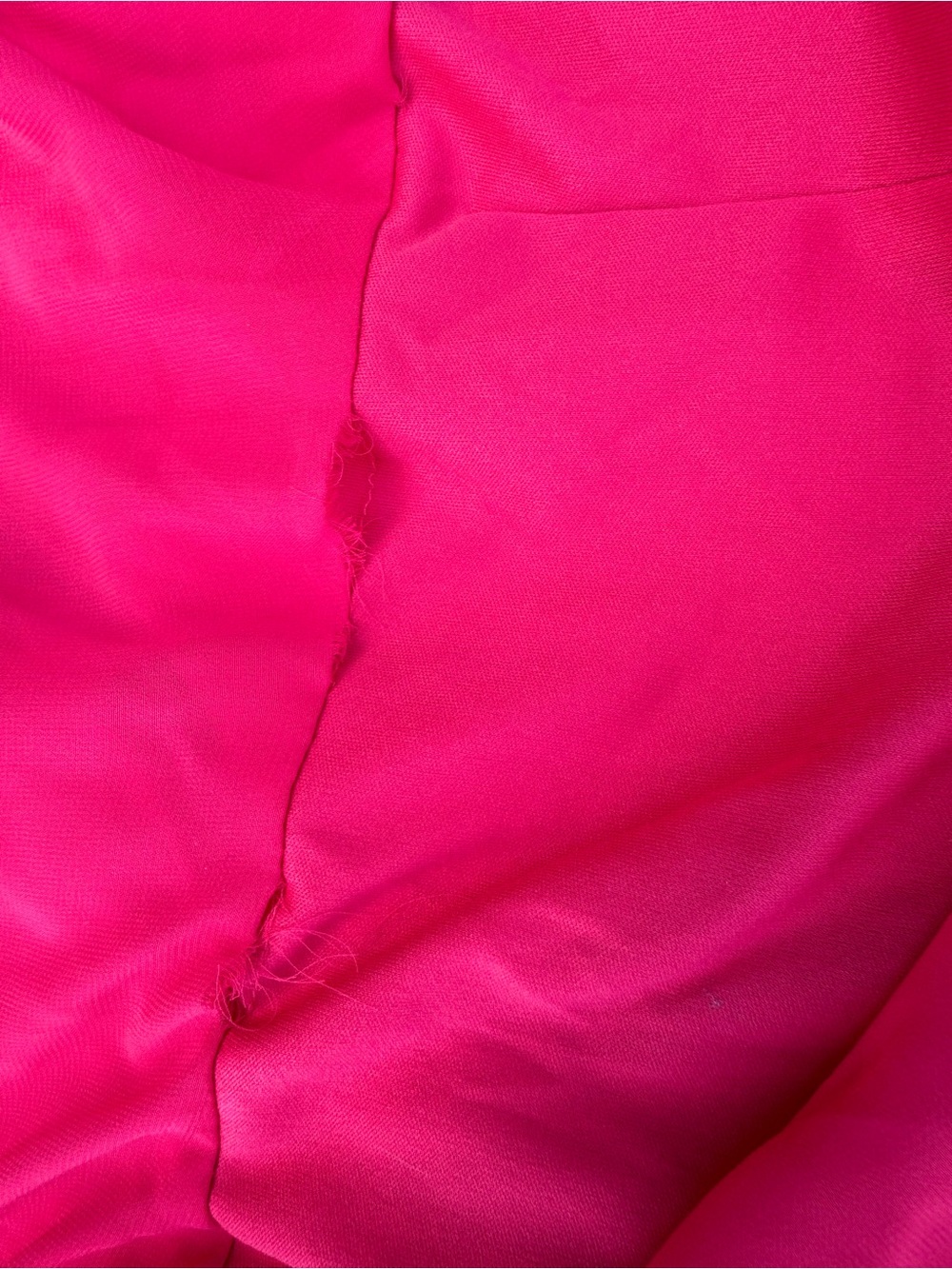 SL Fashions Fuchsia Layered Ruffle Mini Dress - Picture 2 of 2